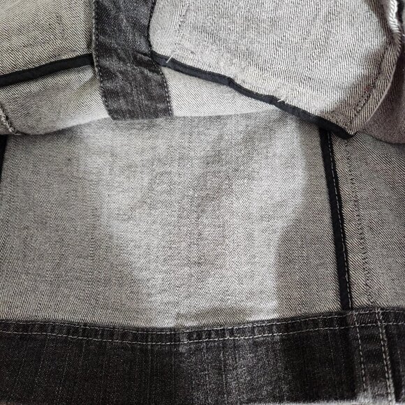 Chicos Platinum Jacket Black Denim Large - Picture 12 of 14